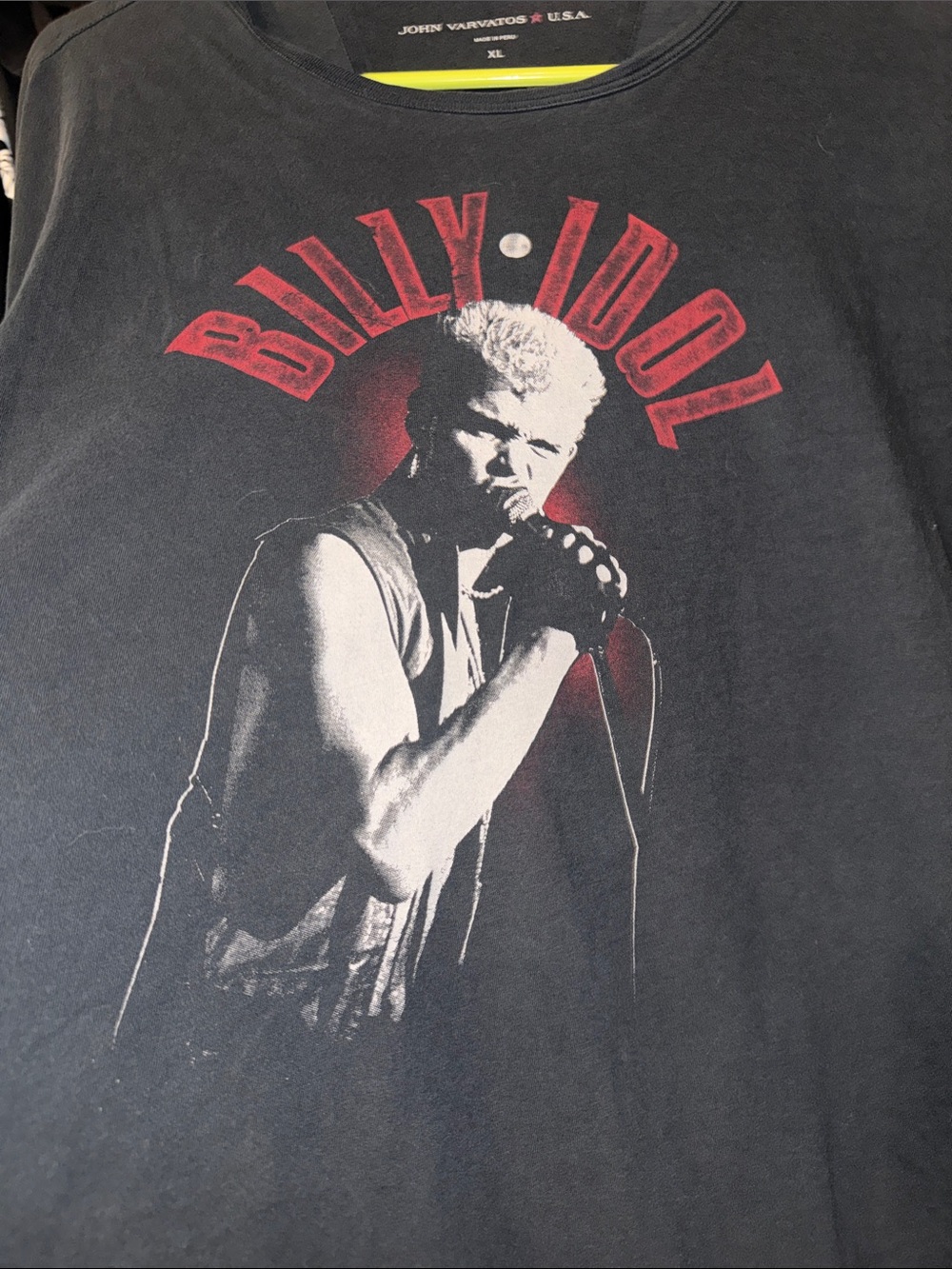Billy Idol Band tee shirt XL